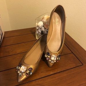 Lilly’s Closet Jewel Toe Pointed Flats
